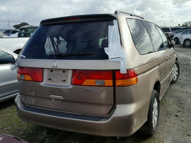 5FNRL18033B154166 - 2003 HONDA ODYSSEY EX GOLD photo 4