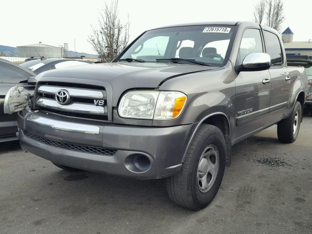 5TBDT441X5S480158 - 2005 TOYOTA TUNDRA DOU GRAY photo 2