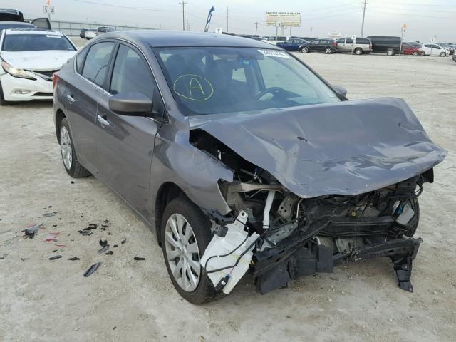 3N1AB7AP3GY281152 - 2016 NISSAN SENTRA S CHARCOAL photo 1