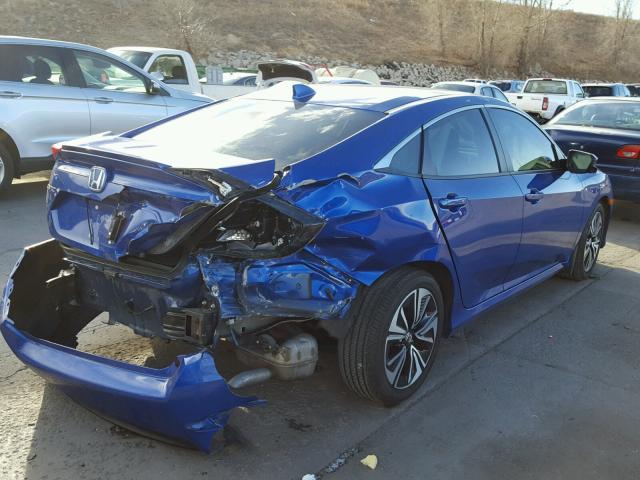 19XFC1F73GE019882 - 2016 HONDA CIVIC EXL 蓝色 照片 4
