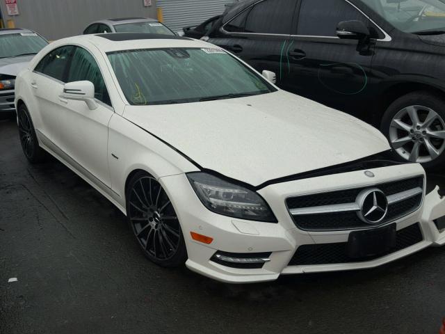 WDDLJ7DB4CA040505 - 2012 MERCEDES-BENZ CLS 550 WHITE photo 1