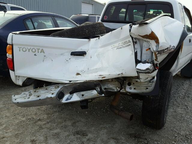 5TESM92N13Z257327 - 2003 TOYOTA TACOMA XTR WHITE photo 9