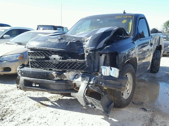 1GCEC14C48Z247861 - 2008 CHEVROLET SILVERADO BLACK photo 2