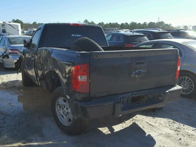 1GCEC14C48Z247861 - 2008 CHEVROLET SILVERADO BLACK photo 3