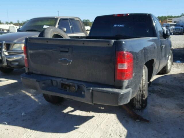 1GCEC14C48Z247861 - 2008 CHEVROLET SILVERADO BLACK photo 4