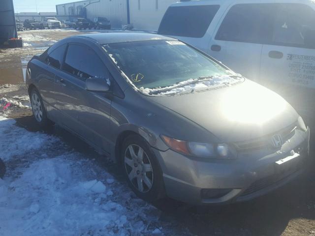 2HGFG126X8H536704 - 2008 HONDA CIVIC LX GRAY photo 1