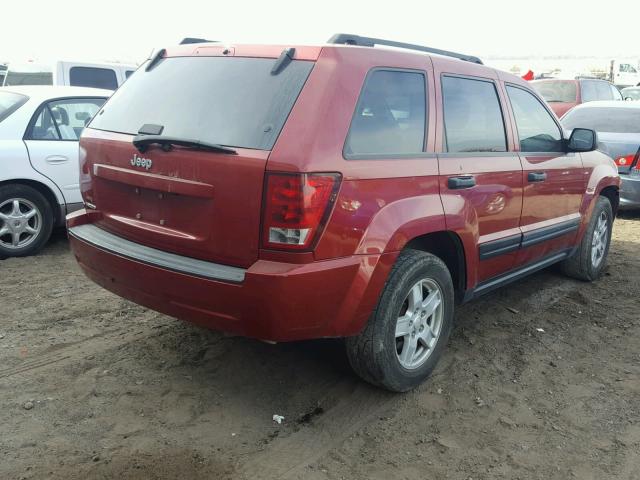 1J4HS48N46C348339 - 2006 JEEP GRAND CHER RED photo 4