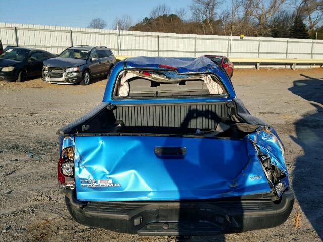 5TELU42N29Z637499 - 2009 TOYOTA TACOMA DOU BLUE photo 9