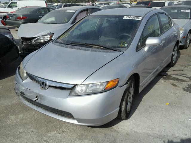 JHMFA16576S011959 - 2006 HONDA CIVIC LX GRAY photo 2