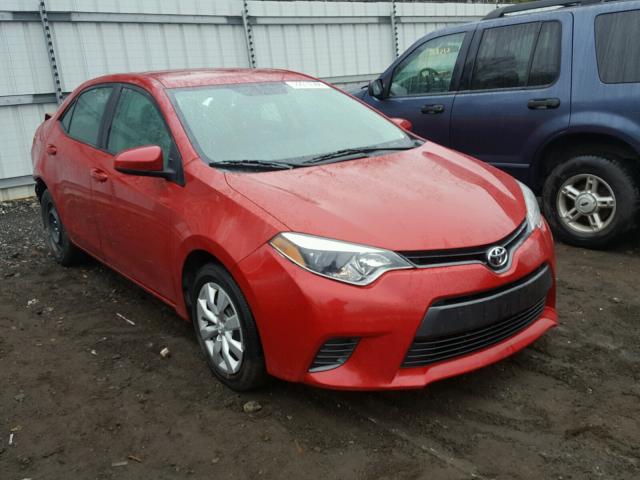 5YFBURHE1FP269527 - 2015 TOYOTA COROLLA L RED photo 1