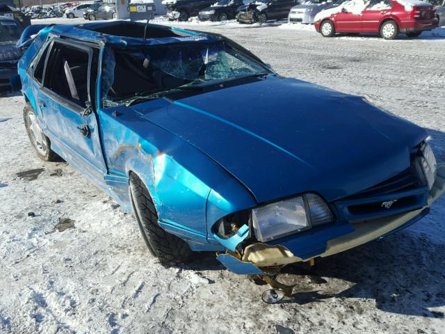 1FACP42D7PF183877 - 1993 FORD MUSTANG CO BLUE photo 1