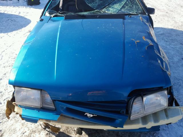 1FACP42D7PF183877 - 1993 FORD MUSTANG CO BLUE photo 7