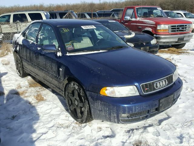 WAURD68D01A067714 - 2001 AUDI S4 2.7 QUA BLUE photo 1