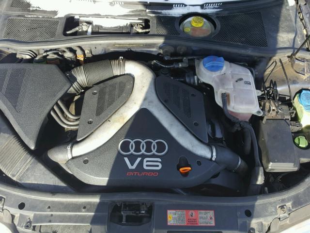 WAURD68D01A067714 - 2001 AUDI S4 2.7 QUA BLUE photo 7