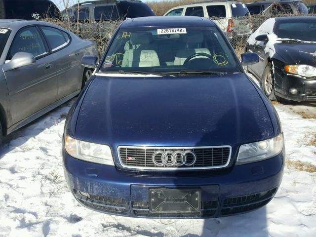 WAURD68D01A067714 - 2001 AUDI S4 2.7 QUA BLUE photo 9