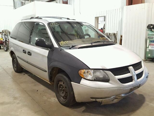 1D4GP25323B199735 - 2003 DODGE CARAVAN SE SILVER photo 1