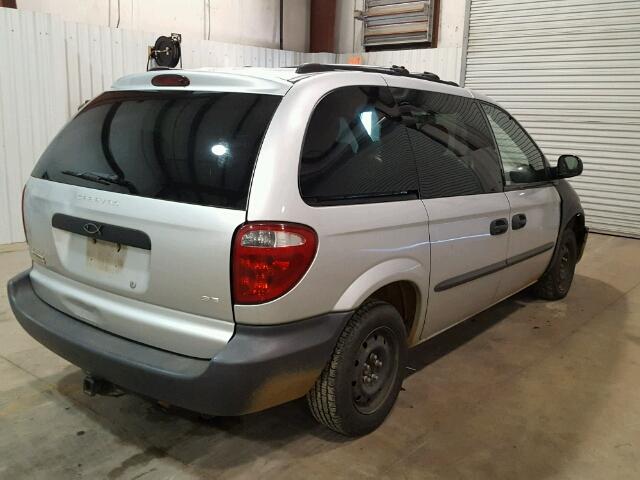 1D4GP25323B199735 - 2003 DODGE CARAVAN SE SILVER photo 4