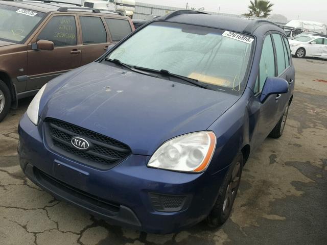 KNAFG526487185335 - 2008 KIA RONDO LX BLUE photo 2