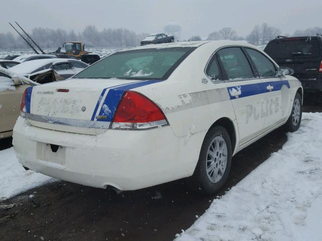 2G1WS553981380744 - 2008 CHEVROLET IMPALA POL WHITE photo 4