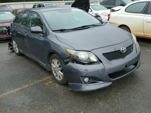 2T1BU4EE5AC407814 - 2010 TOYOTA COROLLA BA GRAY photo 1