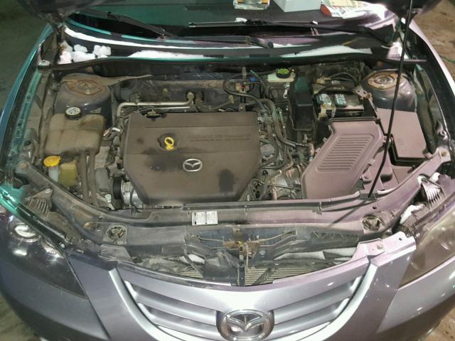 JM1BK323261459562 - 2006 MAZDA 3 S GRAY photo 7