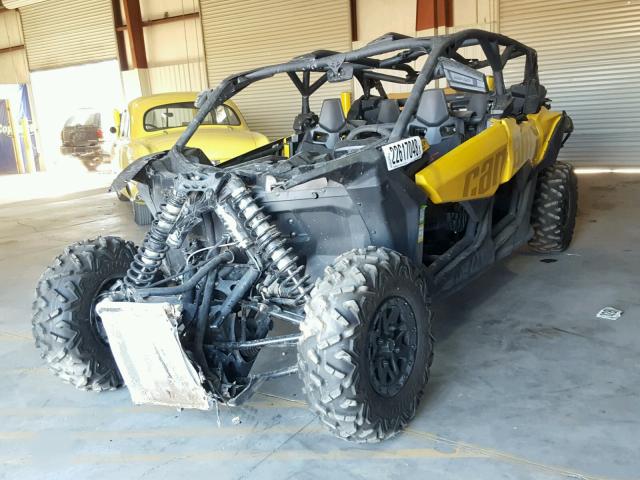 3JBVEAW43JK000207 - 2018 CAN-AM MAVERICK X YELLOW photo 2