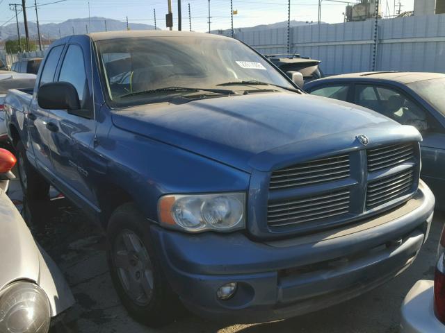 1D7HA18N24J219957 - 2004 DODGE RAM 1500 S BLUE photo 1