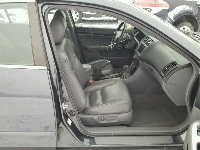 1HGCM66867A035438 - 2007 HONDA ACCORD EX BLUE photo 5