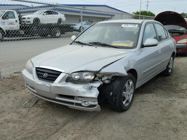 KMHDN46DX6U376674 - 2006 HYUNDAI ELANTRA GL SILVER photo 2