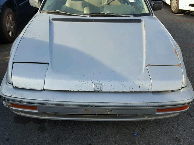 JHMBA4129KC049470 - 1989 HONDA PRELUDE 2. SILVER photo 7