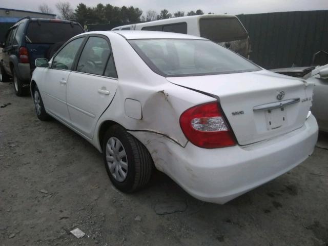 4T1BE32K54U322573 - 2004 TOYOTA CAMRY LE WHITE photo 3