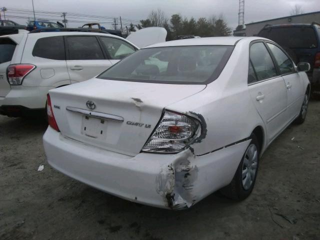 4T1BE32K54U322573 - 2004 TOYOTA CAMRY LE WHITE photo 4