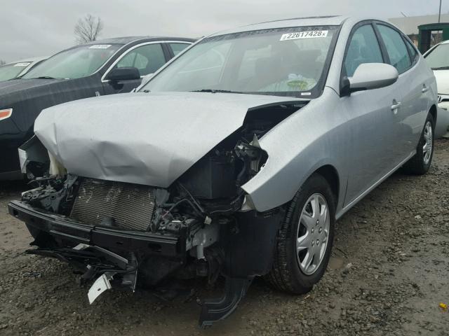 KMHDU46D37U128075 - 2007 HYUNDAI ELANTRA GL SILVER photo 2