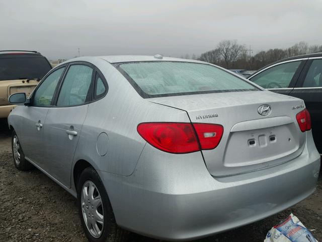 KMHDU46D37U128075 - 2007 HYUNDAI ELANTRA GL SILVER photo 3