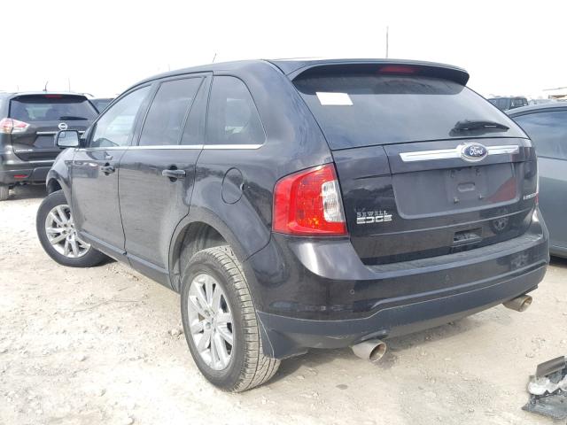 2FMDK3KC8DBC73921 - 2013 FORD EDGE LIMIT BROWN photo 3