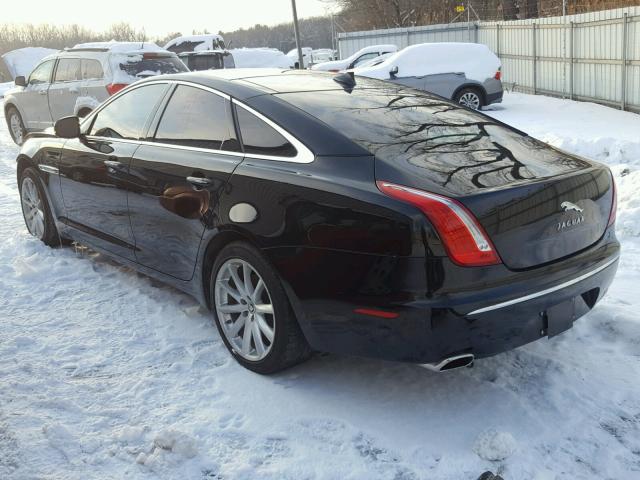 SAJWJ1CD0D8V44938 - 2013 JAGUAR XJ BLACK photo 3