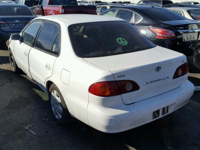 1NXBR12E51Z508953 - 2001 TOYOTA COROLLA CE WHITE photo 3