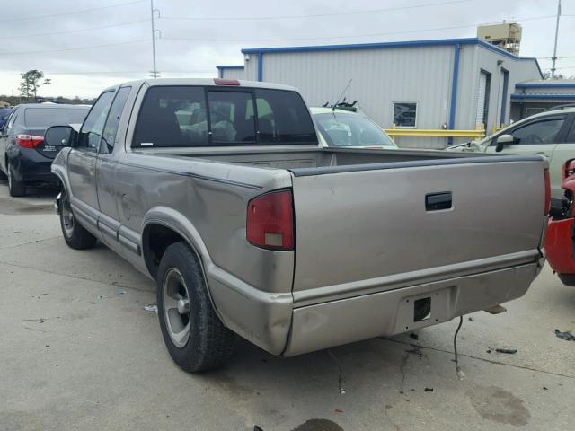 1GCCS19W318212656 - 2001 CHEVROLET S TRUCK S1 TAN photo 3