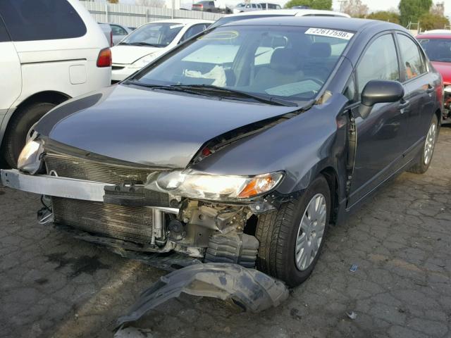 2HGFA1F37BH510568 - 2011 HONDA CIVIC VP GRAY photo 2