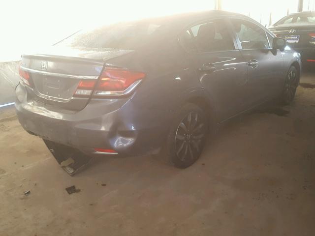 19XFB2F92EE047082 - 2014 HONDA CIVIC EXL GRAY photo 4