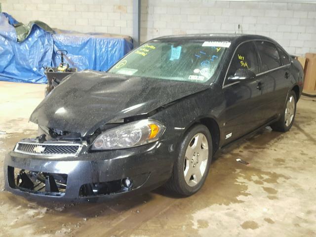 2G1WD58CX79258531 - 2007 CHEVROLET IMPALA SUP BLACK photo 2