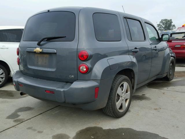 3GNDA13DX8S624581 - 2008 CHEVROLET HHR LS GRAY photo 4