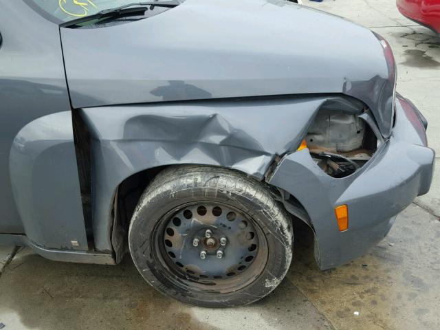 3GNDA13DX8S624581 - 2008 CHEVROLET HHR LS GRAY photo 9