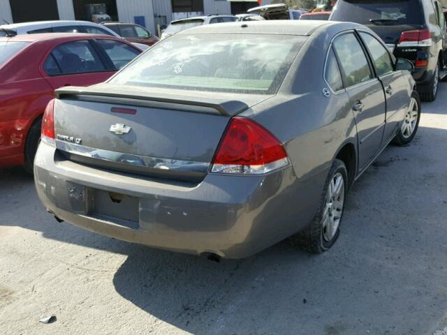 2G1WC58R579178061 - 2007 CHEVROLET IMPALA LT GRAY photo 4