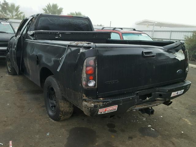 1FTRF17W3XKA77255 - 1999 FORD F150 BLACK photo 3