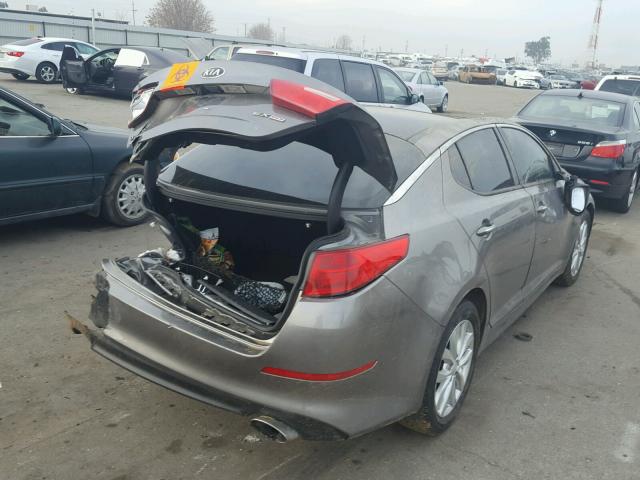 5XXGN4A71FG453229 - 2015 KIA OPTIMA EX SILVER photo 4