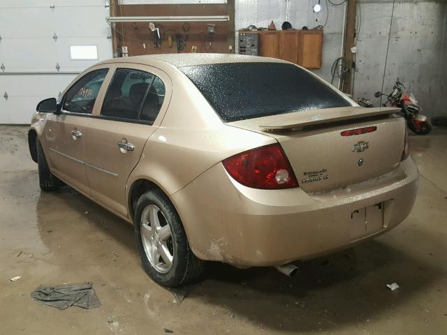 1G1AZ52F157518876 - 2005 CHEVROLET COBALT LT TAN photo 3