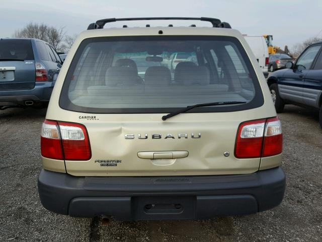 JF1SF63592H754767 - 2002 SUBARU FORESTER L GOLD photo 9