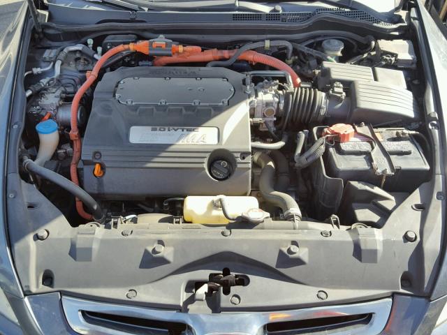 JHMCN36515C014223 - 2005 HONDA ACCORD HYB GRAY photo 7