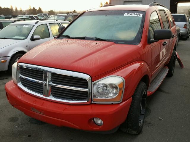 1D8HD58D65F530958 - 2005 DODGE DURANGO LI RED photo 2